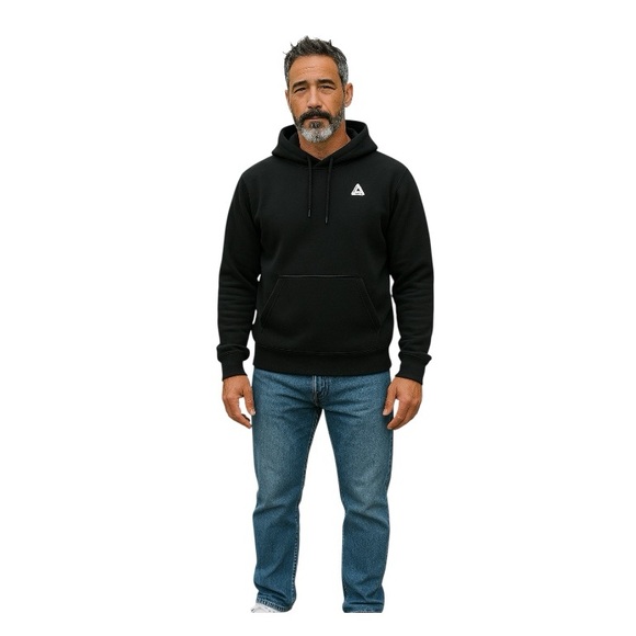 Reebok Black Sweatshirt Hoodie - Picture 1 of 9